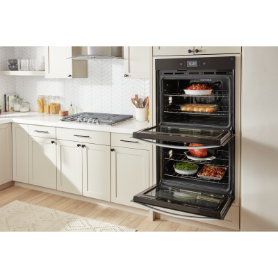 30" Whirlpool 10.0 Cu. Ft. Smart Double Wall Oven with Air Fry - WOED7030PZ