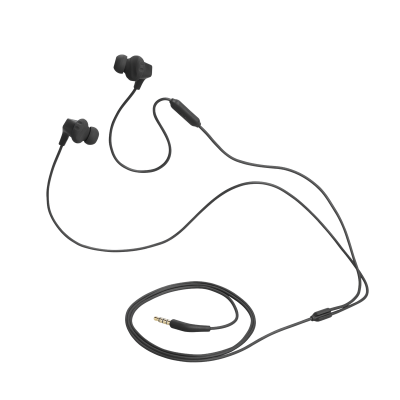 JBL Endurance Run 2 Waterproof Wired Sports In-Ear Headphones in Black - JBLENDURRUN2BLK