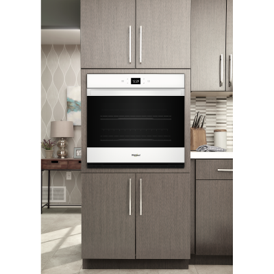 27" Whirlpool 4.3 Cu. Ft. Single Wall Oven with Air Fry in White - WOES5027LW