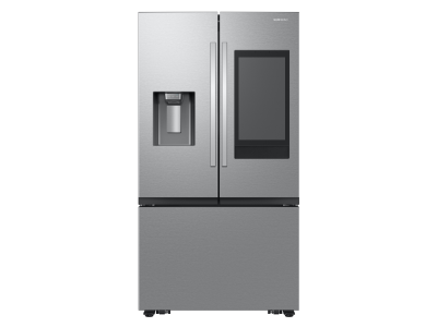36" Samsung 3-Door French Door Refrigerator with Family Hub and External Ice and Water Dispenser in Stainless Steel - RF32CG5900SRAC