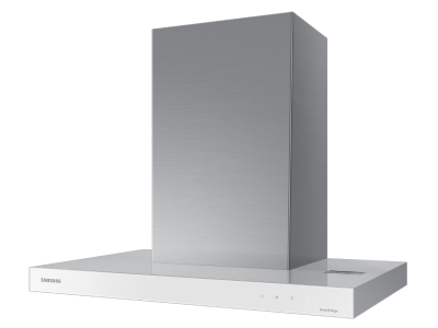 30" Samsung Bespoke 6 Series Chimney Hood with SmartThings in White Glass - NK30CB600W12AA