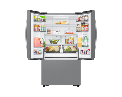 36" Samsung 32 Cu. Ft. French Door 3 Door Refrigerator with Dual Auto Ice Maker - RF32CG5100SRAA