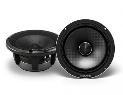 6.5” Alpine Status Hi-Resolution 2-Way Slim-fit Component Speaker Set - HDZ-65CS