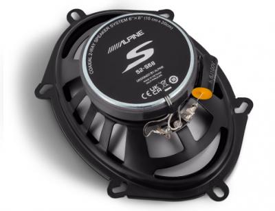 Alpine 6x8 Inch S-Series Coaxial 2-Way Speaker Set - S2-S68