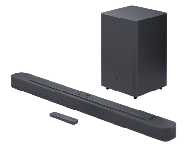 JBL 2.1 Channel Soundbar With Wireless Subwoofer in Black - JBL2GBAR21DB2BLKAM