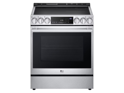 30" LG STUDIO 6.3 Cu. Ft. InstaView Induction Slide-in Range with Air Fry and Air Sous Vide - LSIS6338F