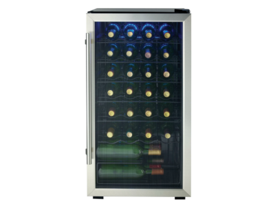 18" Danby 30 Bottle Free-Standing Wine Cooler in Stainless Steel - DWC310BLSDD