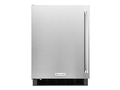 24" KitchenAid Stainless Steel Undercounter Refrigerator - KURL104ESB