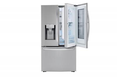 36" LG 3-Door French-Style Smart Refrigerator with InstaView Door-in-Door  - LRFVC2406S