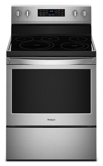 30" Whirlpool 5.3 Cu. Ft. Freestanding Electric Range With Fan Convection Cooking - YWFE550S0HZ