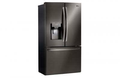 36" LG 28 Cu.ft  Black Stainless Steel French Door Refrigerator  - LFXS28968D