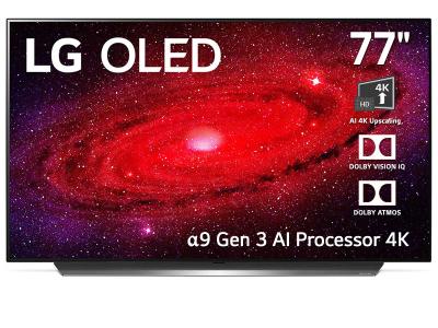 77" LG 77CX C Series OLED 4K TV