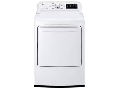 27" LG 7.3 cu.ft. Ultra Large Capacity Electric Dryer with Energy Saver and Smart Diagnosis - DLE7100W