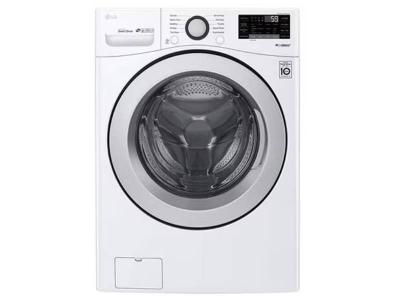 27" LG 5.2 cu. ft. Ultra Large Smart Wi-Fi Enabled Front Load Washer - WM3500CW