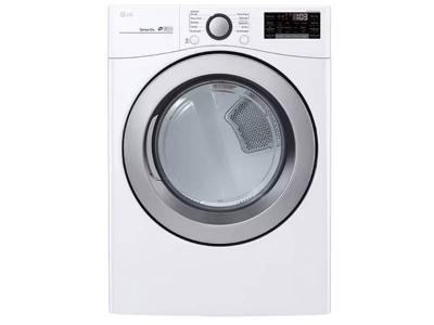 27" LG 7.4 cu. ft. Ultra Large Capacity Smart Wi-Fi Enabled Electric Dryer - DLE3500W