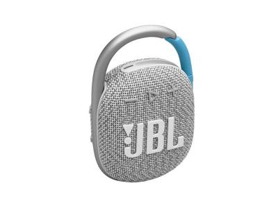 JBL Ultra-portable Waterproof Speaker in White - JBLCLIP4ECOWHTAM