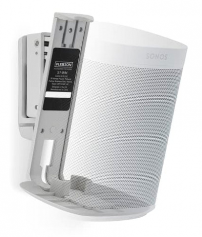 Flexson Wall Mount for Sonos One or Play:1 in White - FLXS1WM1011