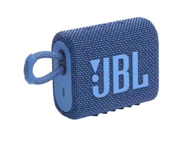 JBL Ultra-portable Waterproof Speaker in Blue - JBLGO3ECOBLUAM