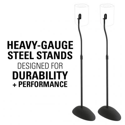 Sanus Adjustable Speaker Stands for Satellite Speakers - HTB3