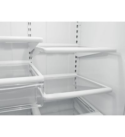 30" Whirlpool 19 cu. ft. Bottom-Freezer Refrigerator with Freezer Drawer - WRB329DFBB
