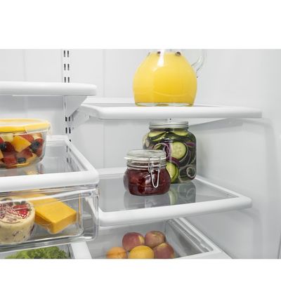 30" Whirlpool 19 cu. ft. Bottom-Freezer Refrigerator with Freezer Drawer - WRB329DFBB