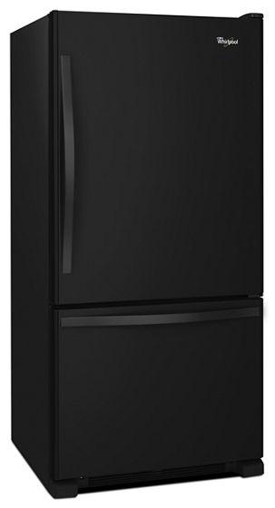 33" Whirlpool 22 Cu. Ft. Bottom-Freezer Refrigerator - WRB322DMBB