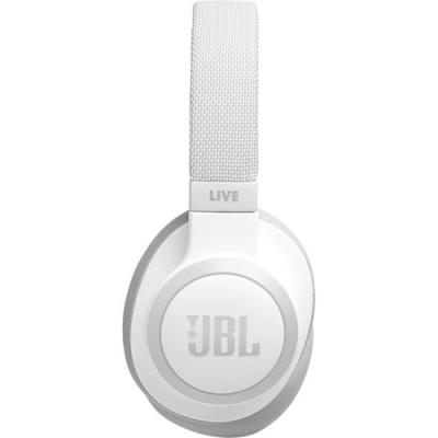 JBL Wireless Over-Ear NC Headphones Live 650BTNC White - JBLLIVE650BTNCWAM