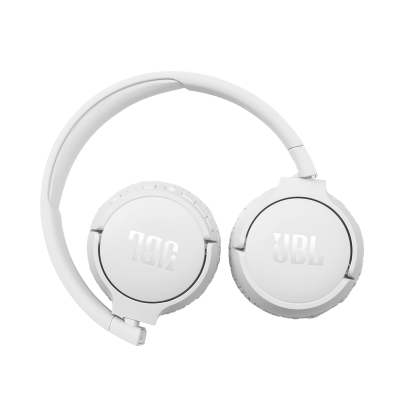 JBL Wireless On-Ear Active Noise-Cancelling Headphones in White  - Tune 660NC (W)