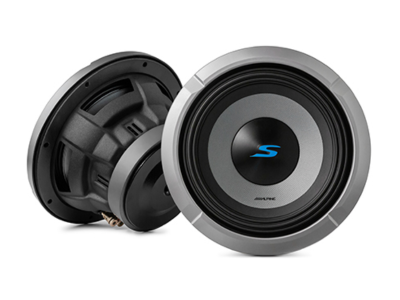 8" Alpine Next-Generation S-Series Subwoofer with Dual 4-Ohm Voice Coils - S2-W8D4