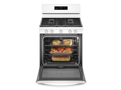 30" Whirlpool 5.8 Cu. Ft. Freestanding Gas Range With Frozen Bake Technology - WFG775H0HW