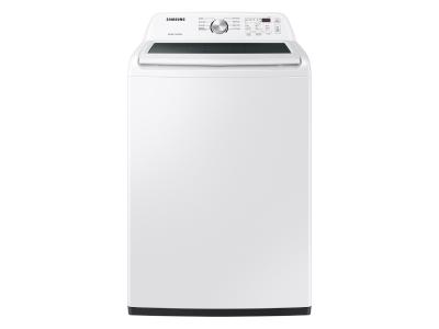 27" Samsung 5.0 Cu. Ft. Top Load Washer With ActiveWave Agitator In White - WA44A3205AW