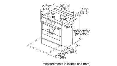 30" Bosch 800 Series Gas Slide-in Range in Stainless steel - HGI8056UC