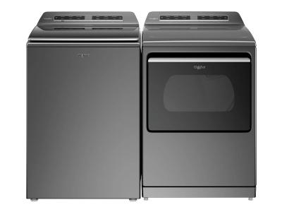 27" Whirlpool Top Load Washer and Top Load Gas Dryer - WTW8127LC-WGD8127LC