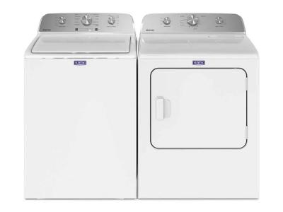 Maytag Top Load Washer and Top Load Electric Dryer -  MVW4505MW-YMED4500MW
