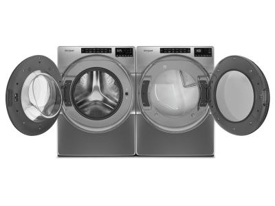 27" Whirlpool 5.8 Cu. Ft. Front Load Washer and 7.4 Cu. Ft. Electric Wrinkle Shield Dryer  -  WFW6605MC-YWED6605MC