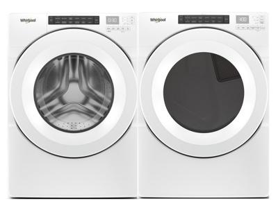 Whirlpool Front Load Washer and Front Load Electric Dryer - WFW560CHW-YWED5620HW