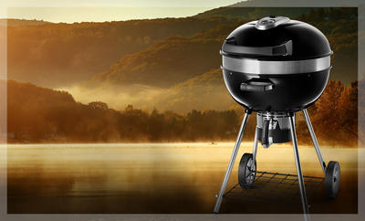 Napoleon Pro Charcoal Kettle Grill PRO22K-LEG-2