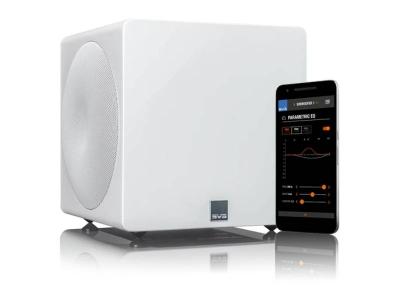 SVSound 3000 Micro Subwoofer In Piano Gloss White - SVS-3000MICROWHTGLS