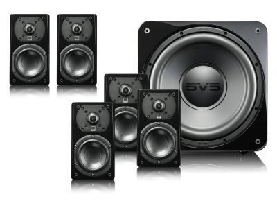 SVSound Prime Satellite 5.1 System in Piano Gloss Black - SVS-PRIME5.1BLKGLS