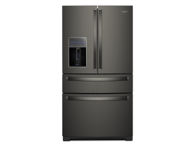 36" Whirlpool 26 Cu. Ft. Wide 4 Door Refrigerator with Prep and Store Bins - WRMF7736PV