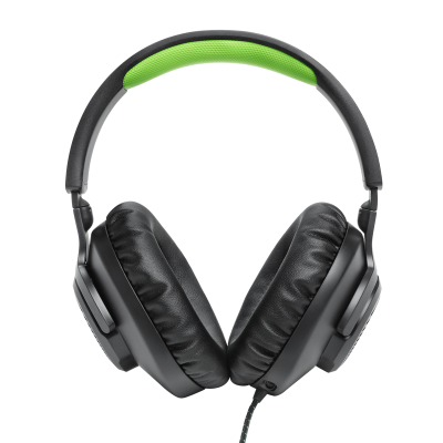 JBL Wired Over-Ear Gaming Headset with Detachable Mic in Black - JBLQ100XBLKGRNAM
