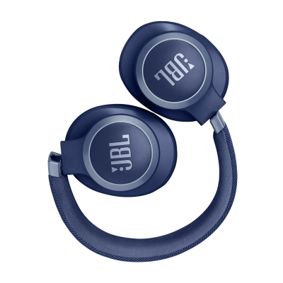 JBL Live 770NC Wireless True Adaptive Noise Cancelling Over-Ear Headphones in Blue - JBLLIVE770NCBLUAM