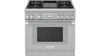 36" Thermador Pro Harmony  Standard Depth Gas Range - PRG364WDH