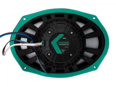 Kicker 6x9 Inch 4 Ohm LED KMXL Series Coaxial Speaker - 48KMXL694