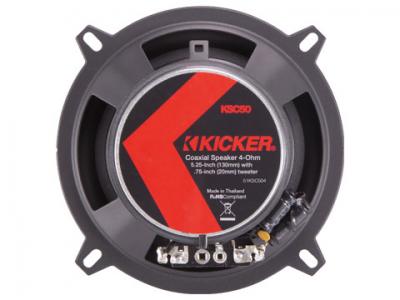 5.25" Kicker 2 Way 4-ohm Coaxial Speakers - 51KSC504