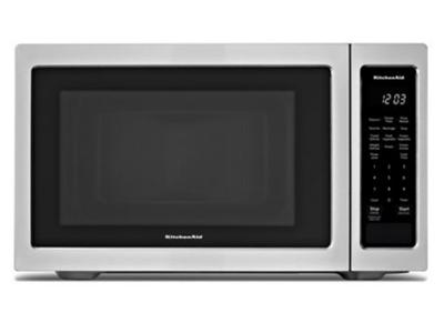 22" KitchenAid 1.6 Cu. Ft. Countertop Microwave Oven With 1100 Watt - YKMCS1016GS