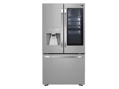 36" LG STUDIO 24 cu. ft. InstaView Door-in-Door Counter-Depth Refrigerator - SRFVC2406S