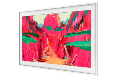 65" Samsung The Frame Customizable Bezel Modern White - VG-SCFF65WTBZA