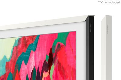 65" Samsung The Frame Customizable Bezel Modern White - VG-SCFF65WTBZA