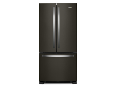 33" Whirlpool 22 Cu. Ft. Wide French Door Refrigerator in Black Stainless - WRFF5333PV